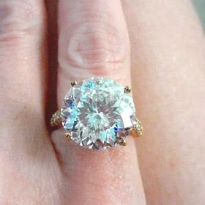 10.50 CARAT MOISSANITE RING